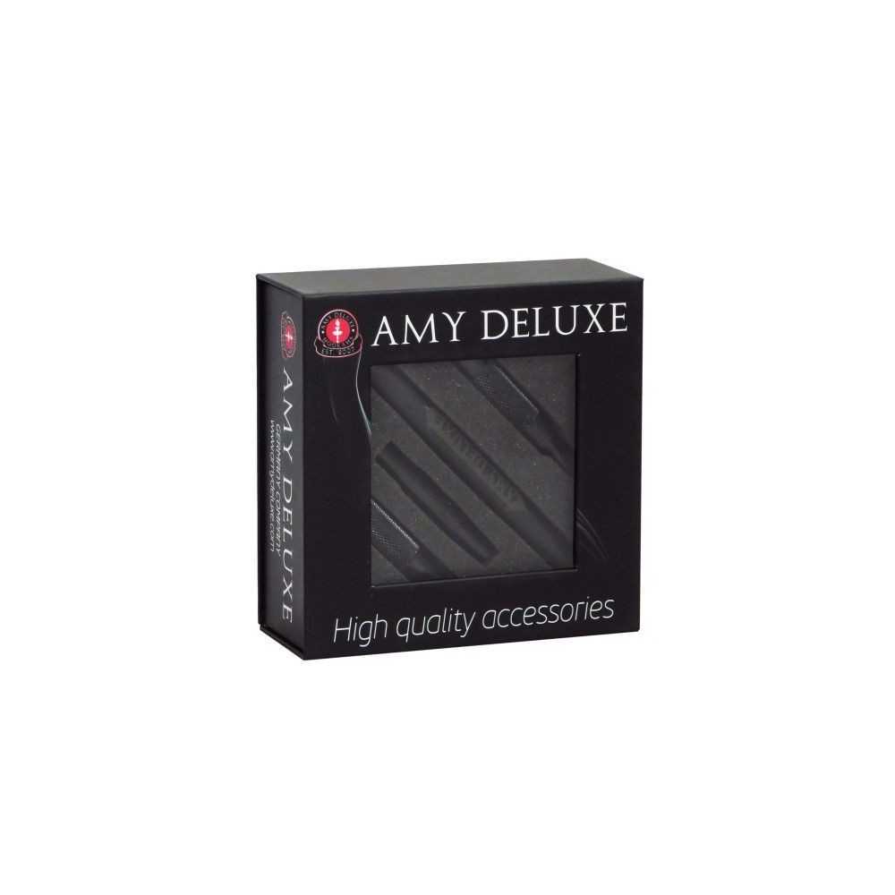 Mattschwarzer Silikonschlauch Amy Deluxe mit Aluminium-Endstück Amy Deluxe Produkte