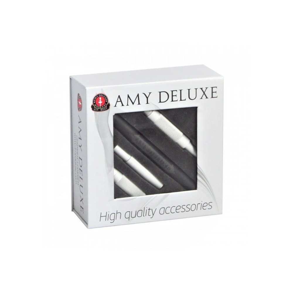 Tubo in silicone bianco opaco Amy Deluxe con terminale in alluminio Amy Deluxe Prodotti