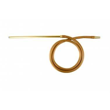Tuyau en Silicone Gold mat Mata Leon avec embout en Aluminium Mata Leon Shisha Produits