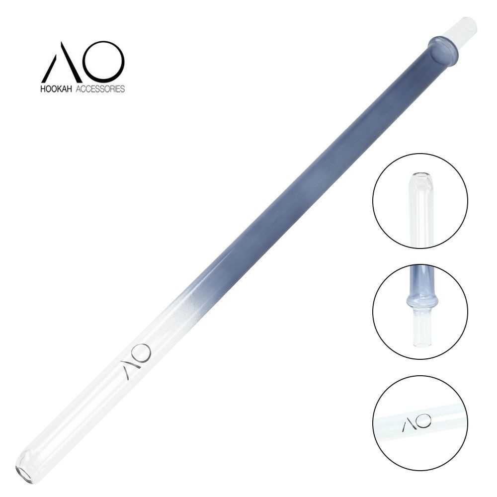 Matte black Silicone hose AO with glass tip AO Products