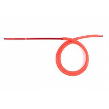 Tuyau en Silicone Red mat Mata Leon avec embout en Aluminium (1) Mata Leon Shisha Produits