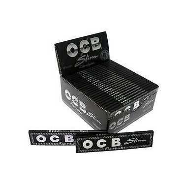 OCB Slim Premium Black (carton) OCB Rolling paper