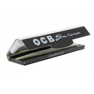 OCB Slim Premium Black + Tips (Carton) OCB Rolling Paper