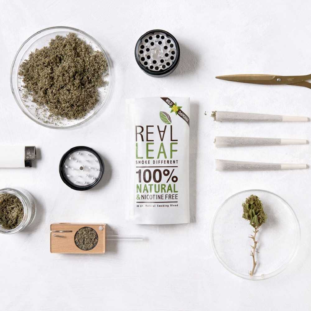 REAL LEAF Damiana Tabakersatz 30g Real Leaf Produkte