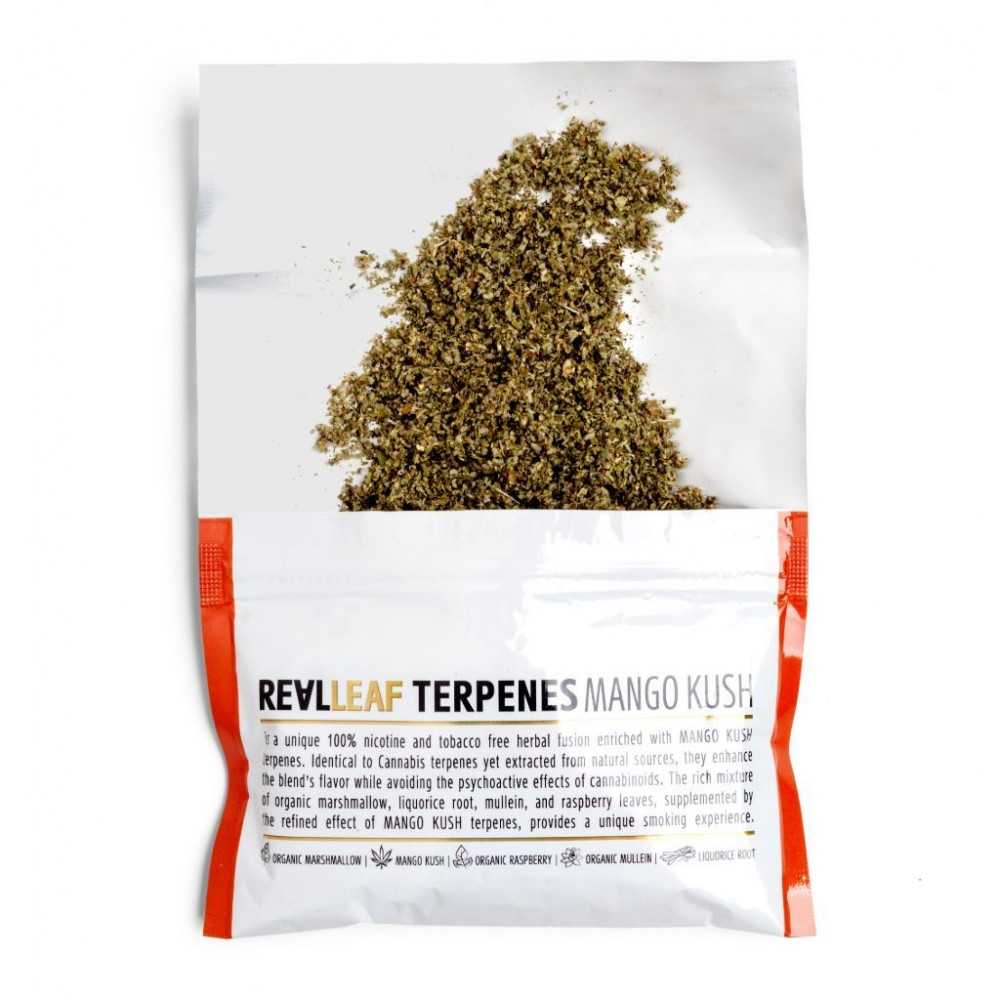 Sostituto del tabacco Mango Kush di Real Leaf Real Leaf Prodotti