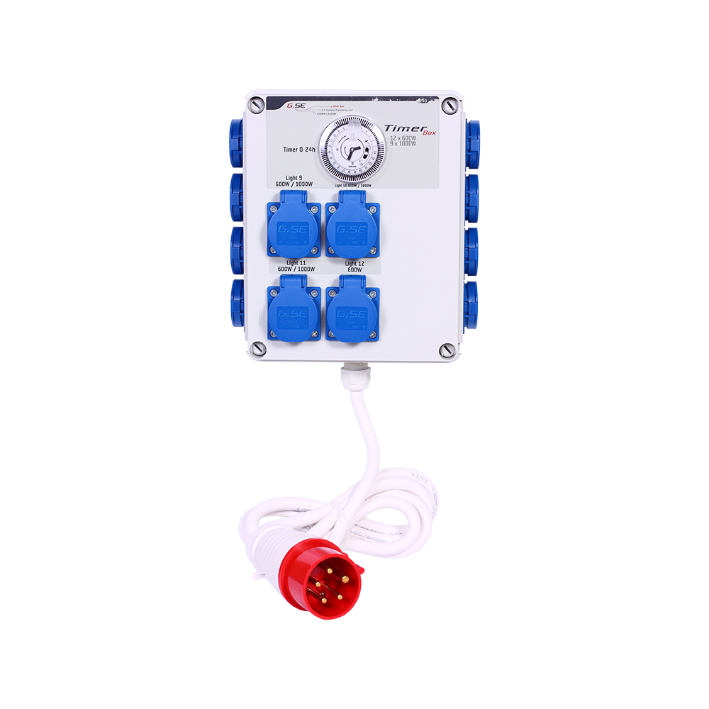 Timer Box II 12X 600W 3 Phases + Heating GSE Contrôleur et Timer