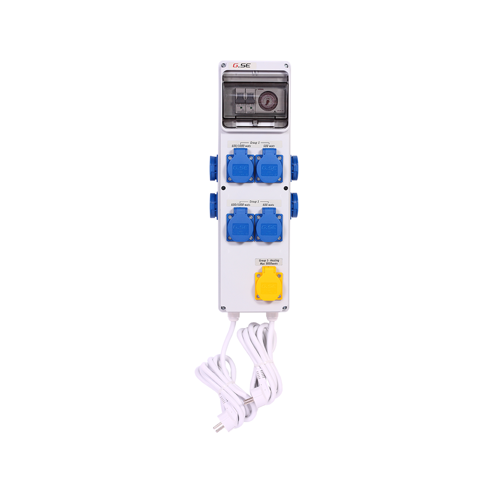 Timer Box III 6X600W + Riscaldamento GSE Controllore e timer