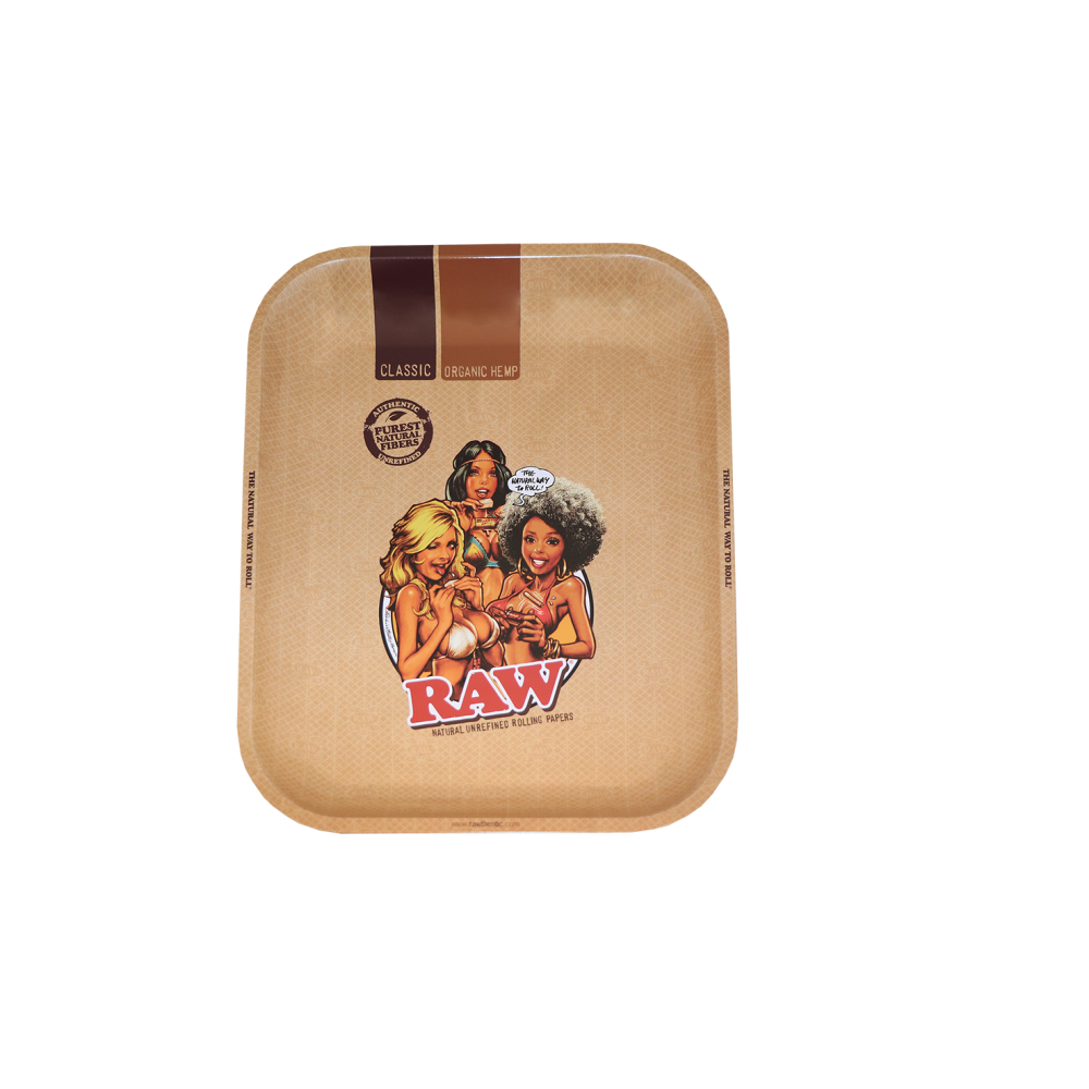 Raw Girl 2 L rolling tray RAW Rolling tray