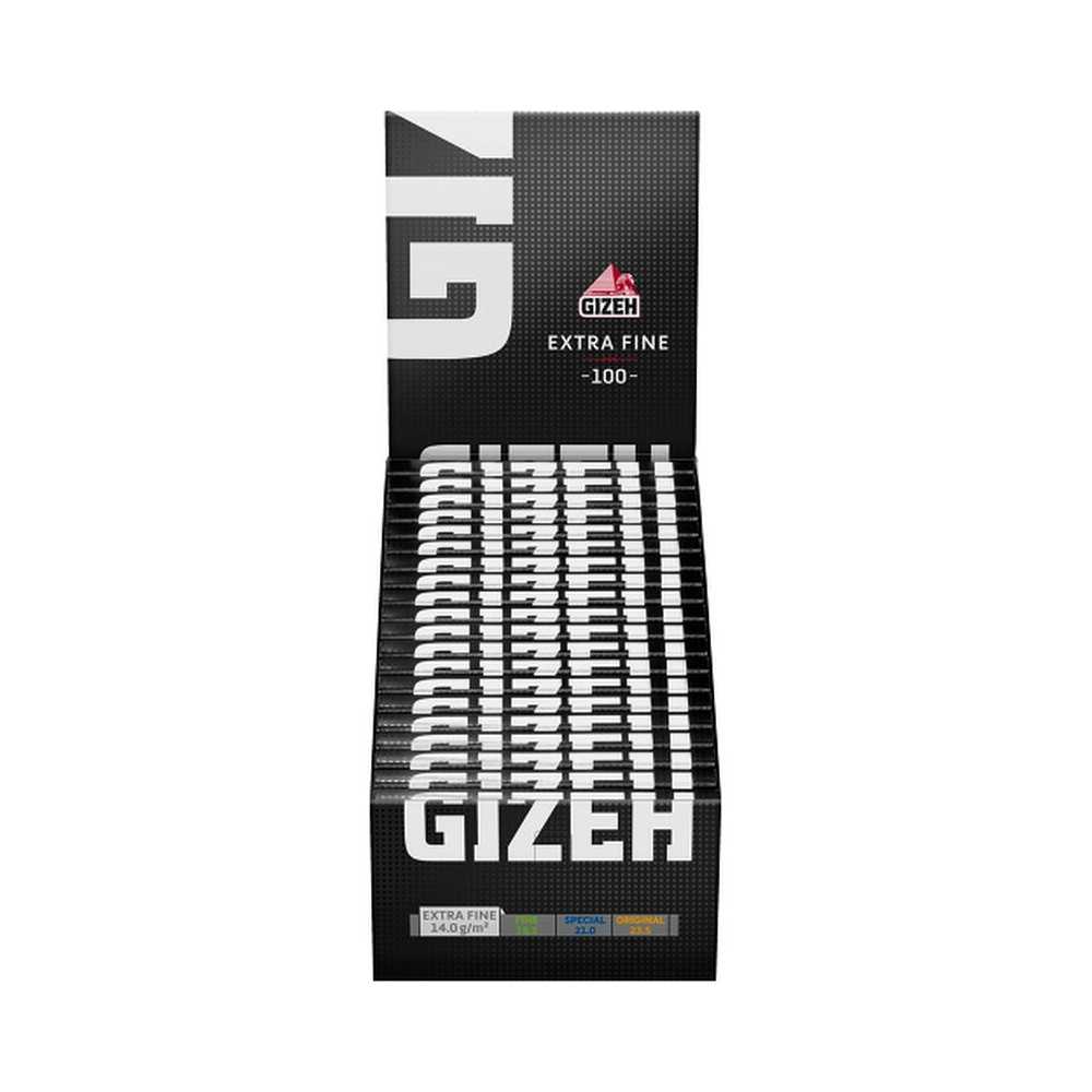 Karton GIZEH Extra Fine Rolling Paper Gizeh Blatt zum Rollen