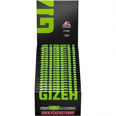 Karton Rolling Paper GIZEH schwarz DW fein Gizeh Blatt zum Rollen