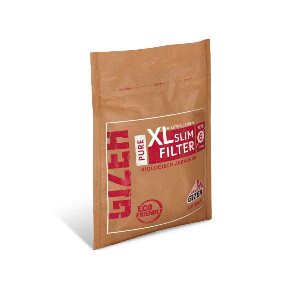 Filtre à cigarette Gizeh Pure XL 6mm Gizeh New