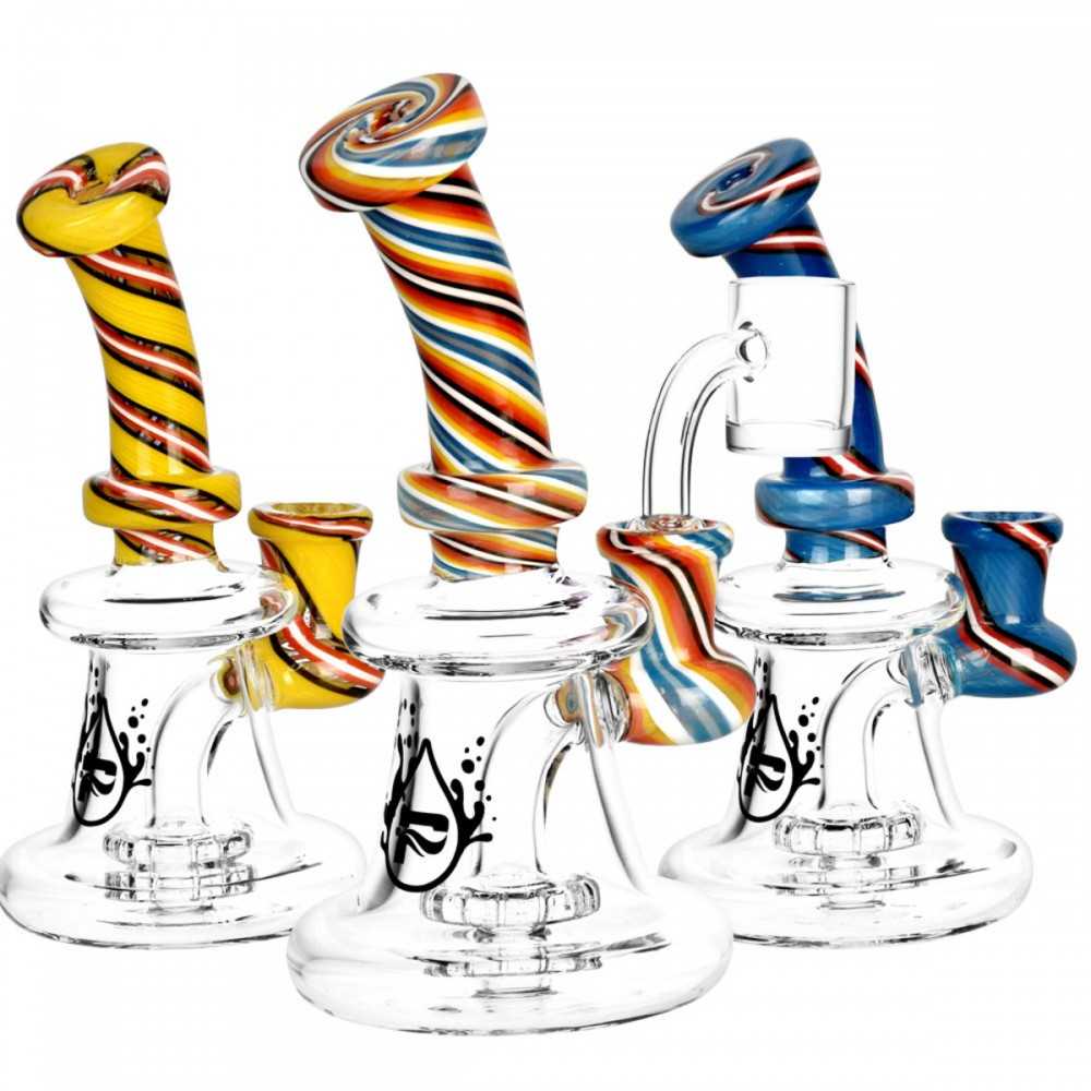 Rig Pulsar Retro Stripe Swirl Pulsar SMOKE SHOP