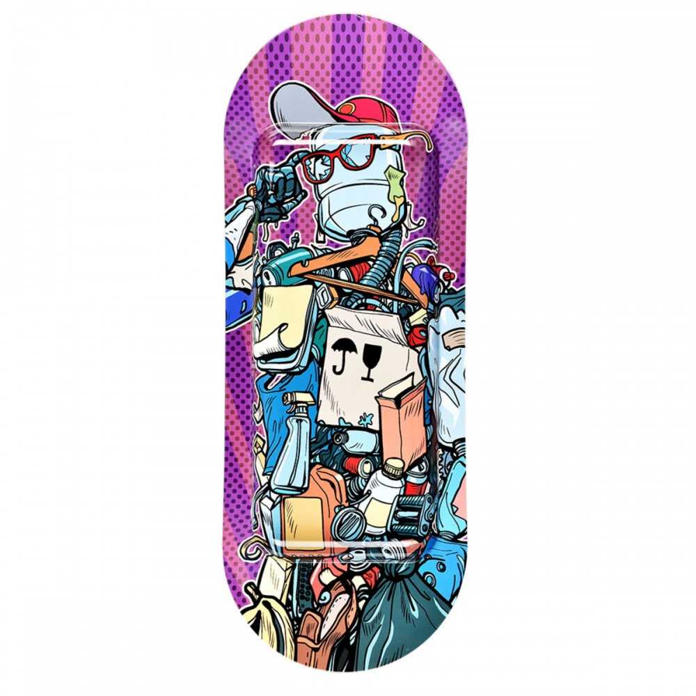 Plateau à rouler + couvercle Pulsar SK8Tray "Garbage Man" Pulsar Plateau à rouler