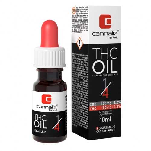 THC oil Cannaliz CBD/THC 1:4 Cannaliz CBD oils