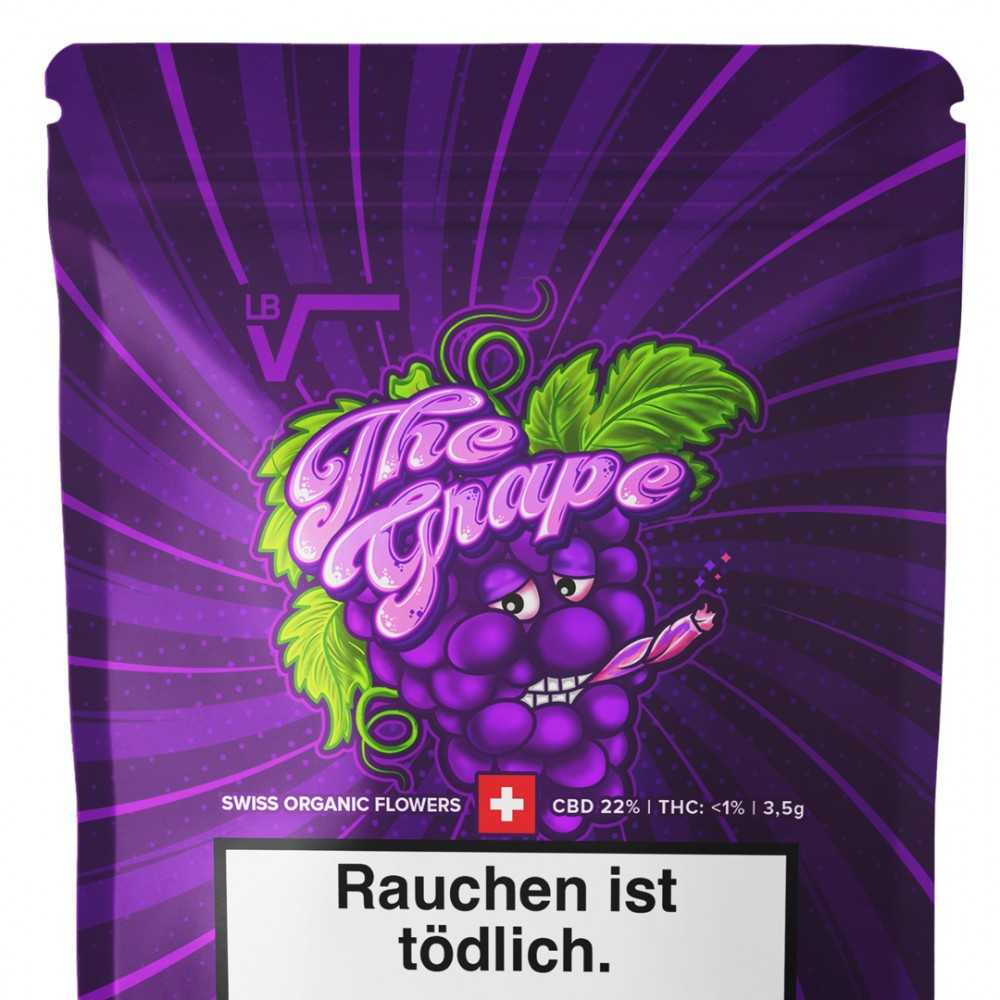 CBD-Blüten LBV "Grape" 2.0 Indoor LBV CBD-Blüten und Hash