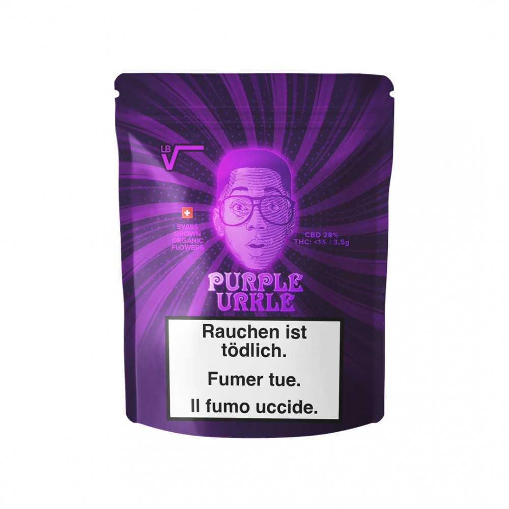 CBD-Blüten LBV "Purple Urkle" Indoor LBV CBD-Blüten und Hash