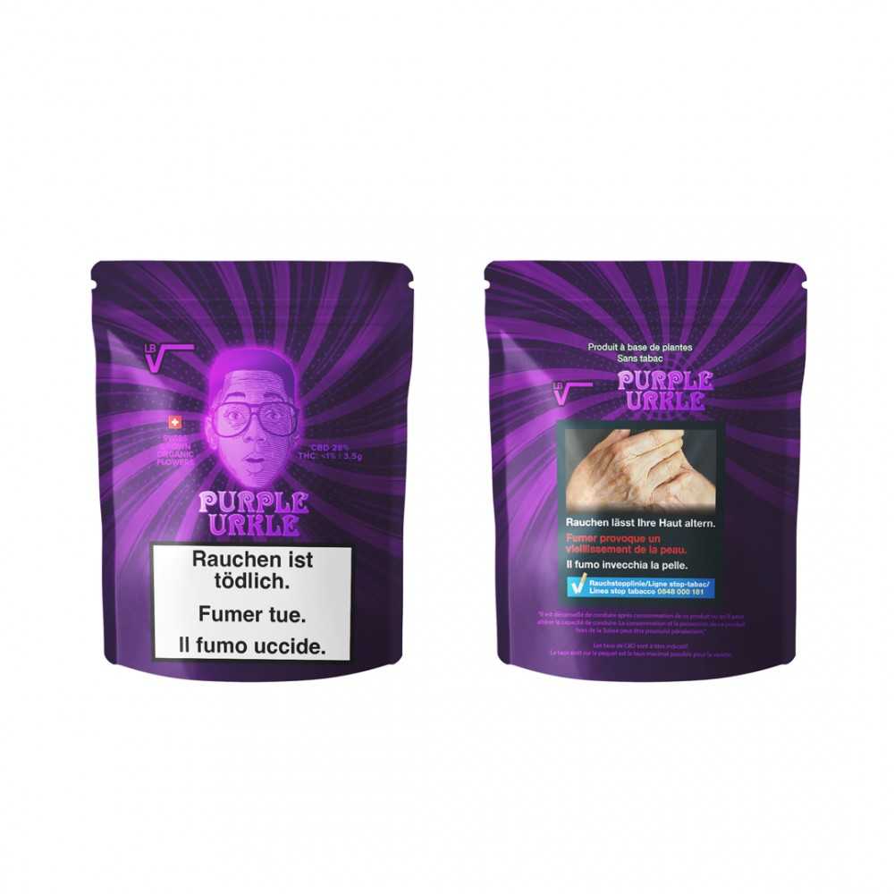 Fiori di CBD LBV "Purple Urkle" Indoor LBV Fiori e hashish di CBD