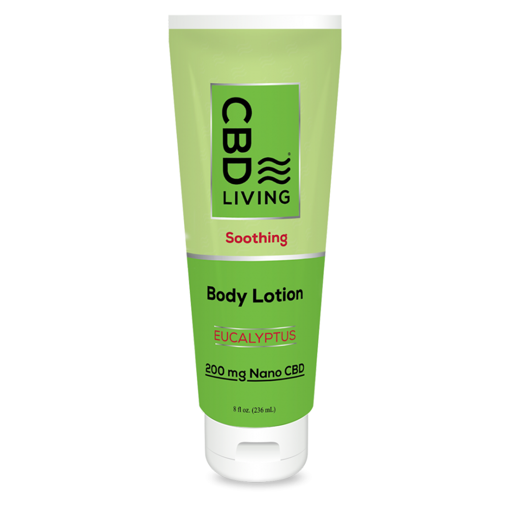 Lotion with CBD Living Eucalyptus 236ml CBD Living Wellness
