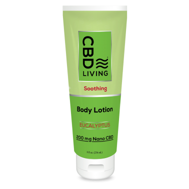 Lotion with CBD Living Eucalyptus 236ml CBD Living Wellness