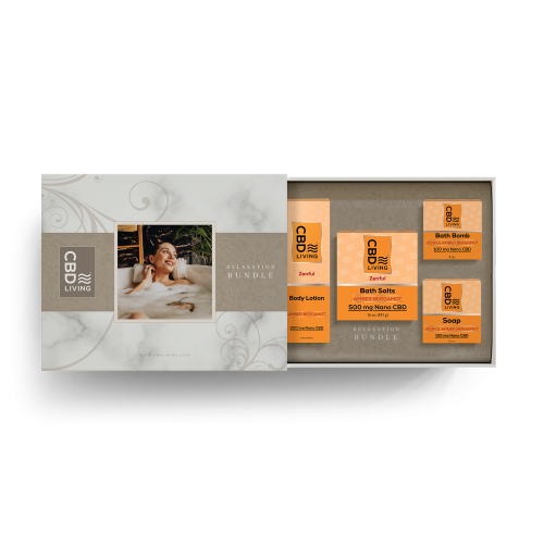 Coffret cadeau “Relaxation” CBD Living Bergamote ambrée CBD Living Bien-être