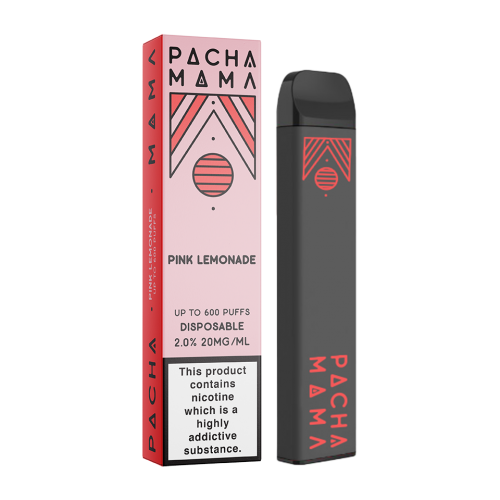 Pod Jetable "Pink Lemonade" Pacha Mama 600 puffs 20mg Charlie's Chalk Dust Produits