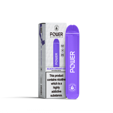 Pod monouso "Blackcurrant Ice" Power Bar 600 boccate 20mg Power Bar Prodotti