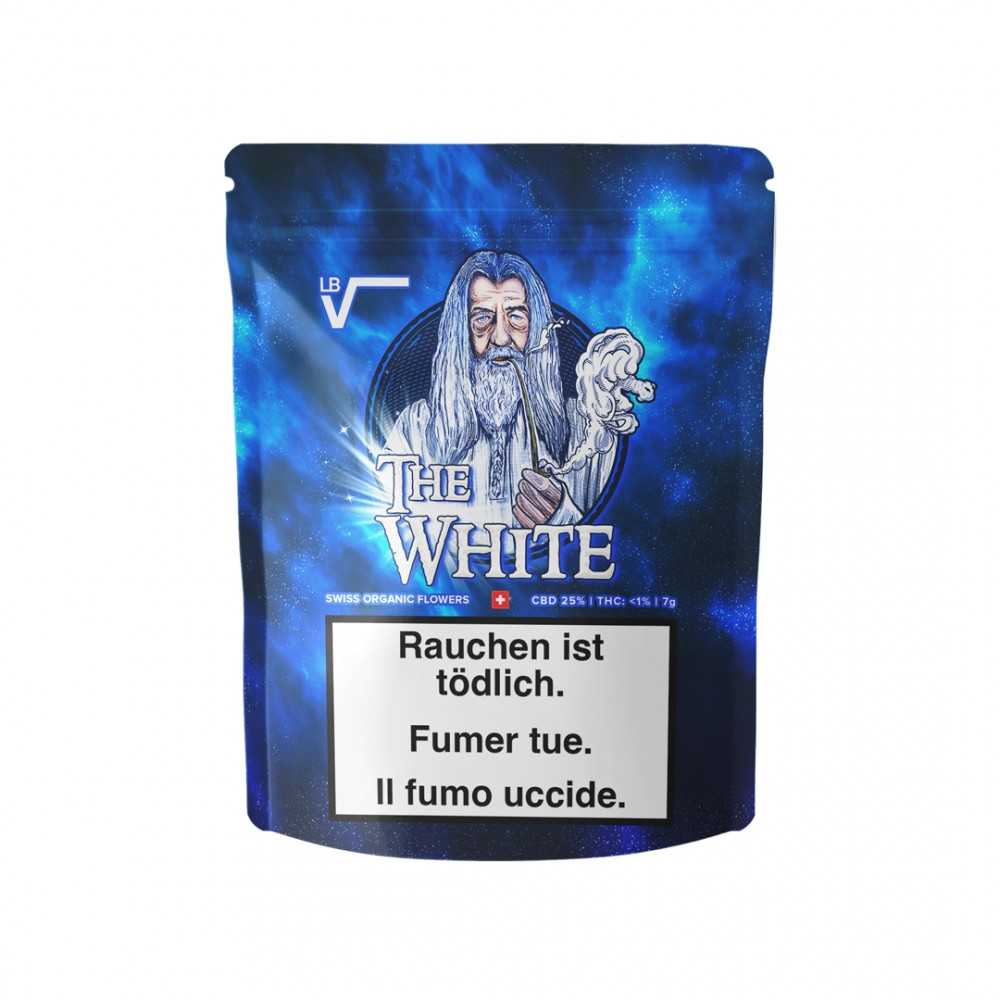 CBD-Blüten LBV "The White" 2.0 Indoor LBV CBD-Blüten und Hash