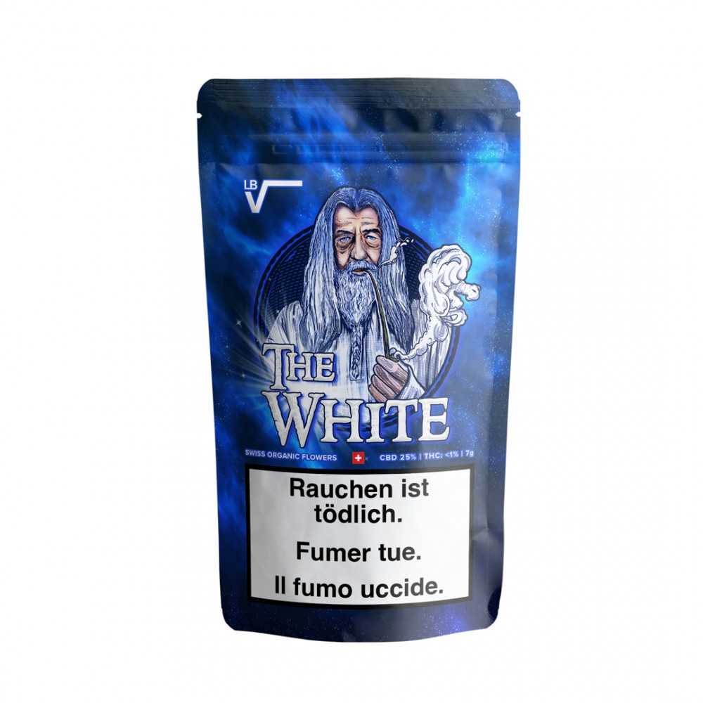 CBD flowers LBV "The White" 2.0 Indoor LBV CBD Flowers and Hash