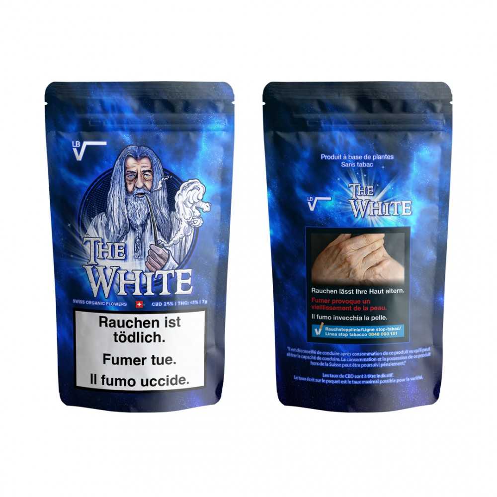 CBD-Blüten LBV "The White" 2.0 Indoor LBV CBD-Blüten und Hash