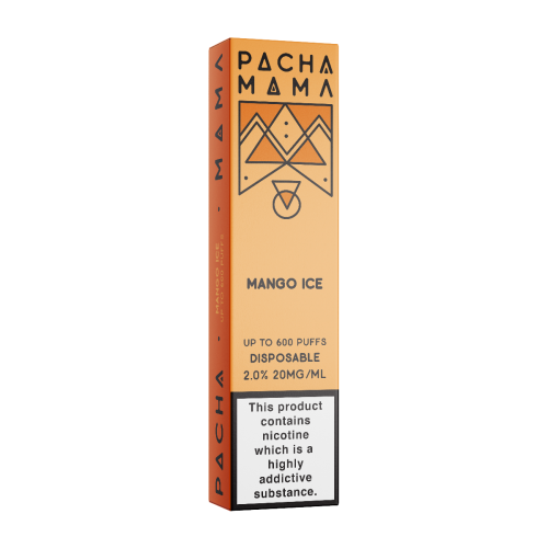 Pod Jetable "Mango Ice" Pacha Mama 600 puffs 20mg Charlie's Chalk Dust Produits