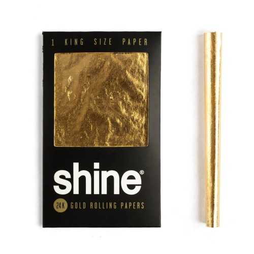 Shine Paper 24K 1 sheet rolling gold King Size Shine GIFT IDEAS