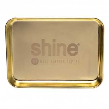 Gold Rolling Tray Shine Rolling Paper Shine Tablett zum Rollen