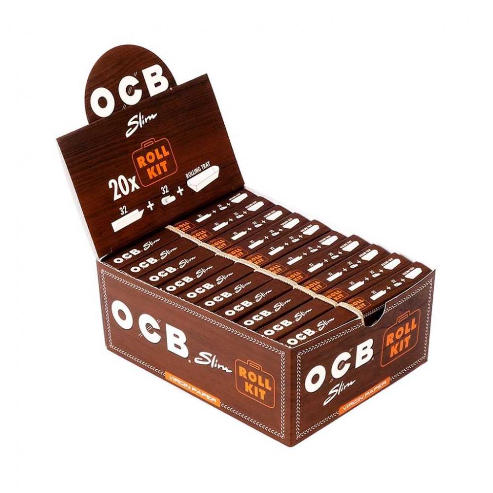 Carton de feuille à rouler OCB Virgin +Filtres + Tray OCB Feuille à rouler