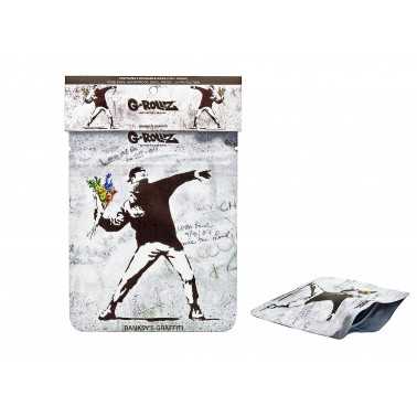 Mylar Bag "Banksy's G-Rollz 100x125mm (8 pieces) G-Rollz Mini Grip & Mylar Bags