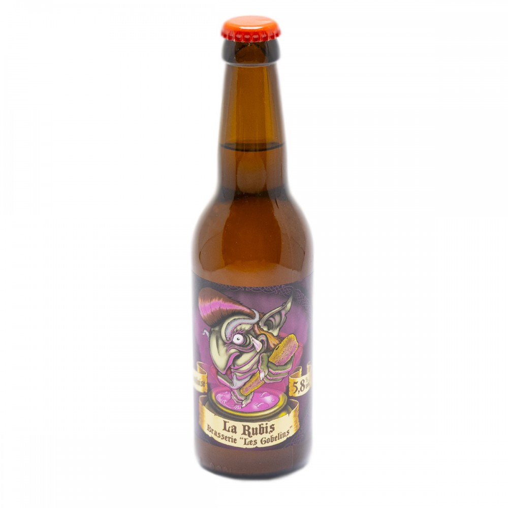 Bière Artisanale Les Gobelins "La Rubis"  Boisson alcoolisée