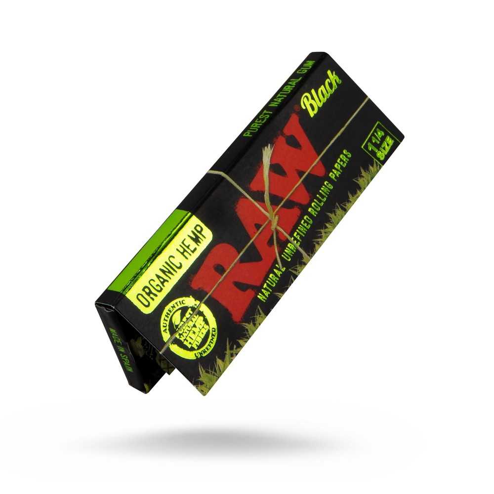 Blatt Raw Black Organic Bio Hemp 1 1/4 RAW Raucherzubehör