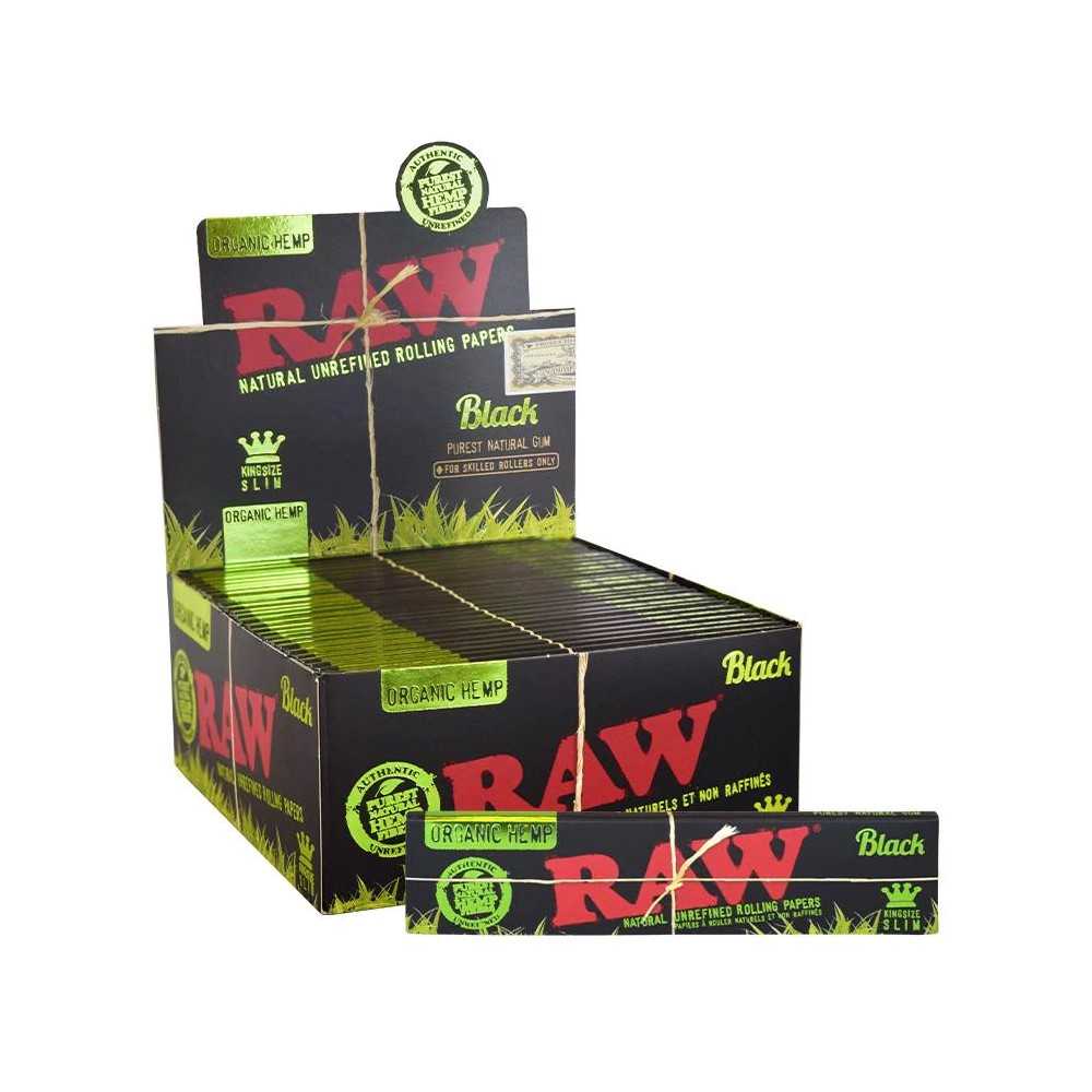 Blattkarton Raw Organic Hemp King Size Slim RAW Raucherzubehör
