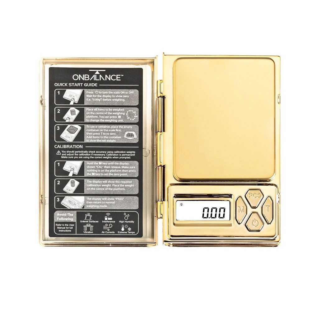 On Balance Gold Shine 100X0,01g On Balance Balances SmokeShop