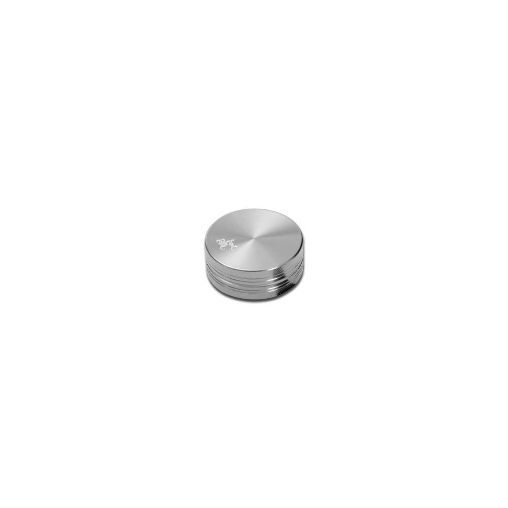 Grinder Black Leaf 2 parties Chrome Black Leaf Grinders