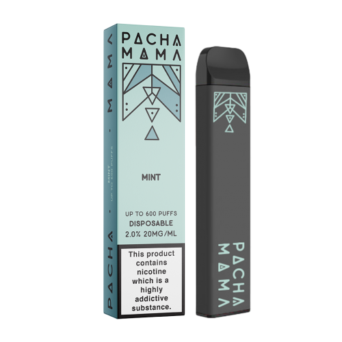 Disposable Pod "Mint" Pacha Mama 600 puffs 20mg Charlie's Chalk Dust Products