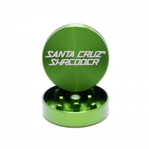Smerigliatrice Santa Cruz Shredder 2 parti alu piccolo Verde Santa Cruz Shredder Smerigliatrici