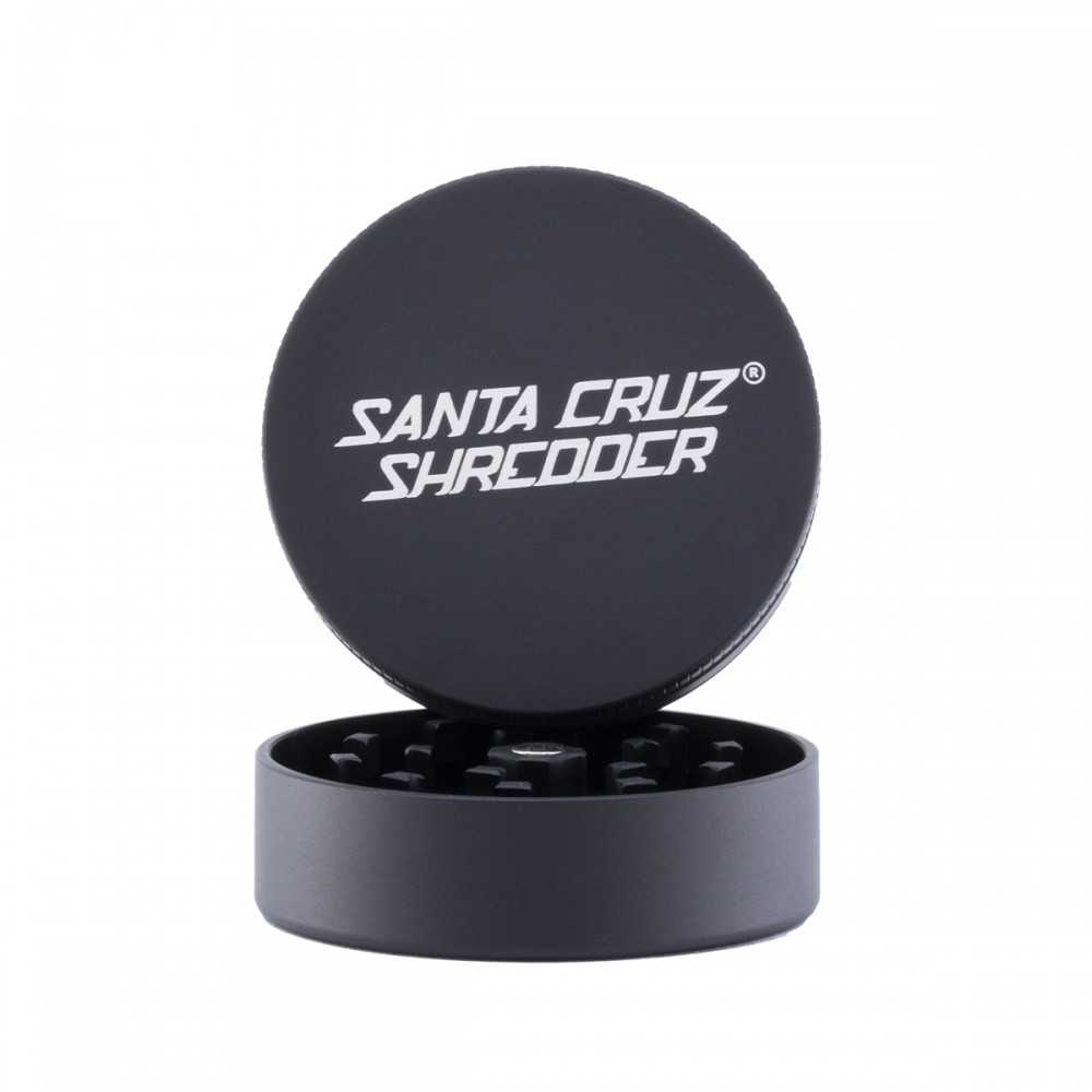 Grinder Santa Cruz Shredder 2 part alu medium glossy black Santa Cruz Shredder Grinders