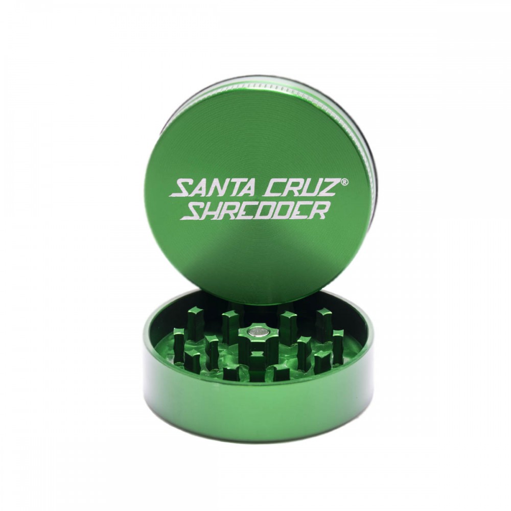 Smerigliatrice Santa Cruz Shredder 2 parti in alluminio verde medio Santa Cruz Shredder Smerigliatrici