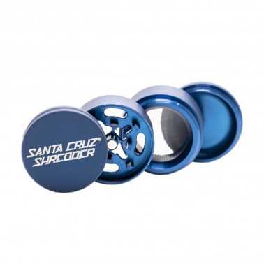 Grinder Santa Cruz Shredder 4 part alu small matte blue Santa Cruz Shredder Grinders