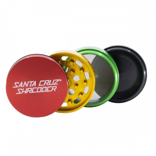Grinder Santa Cruz Shredder 4 part alu Medium Rasta Santa Cruz Shredder Grinders