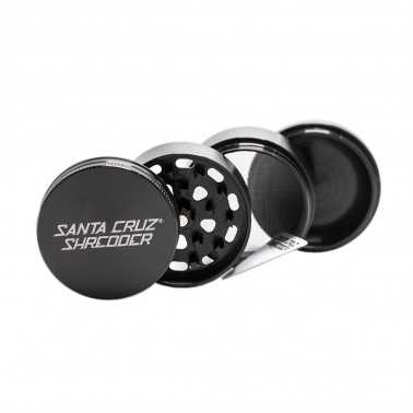 Grinder Santa Cruz Shredder 4 part alu Medium Black Santa Cruz Shredder Grinders