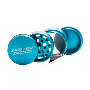 Macina Santa Cruz Shredder 4 parti in alluminio Medium Teal Santa Cruz Shredder Smerigliatrici