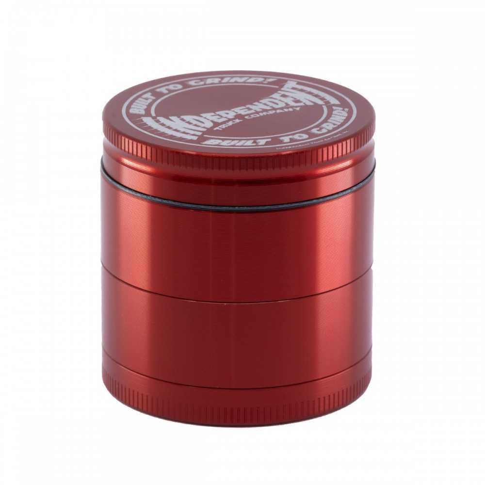 Smerigliatrice Santa Cruz Shredder X Independent 4 parti in alluminio rosso medio Santa Cruz Shredder Smerigliatrici