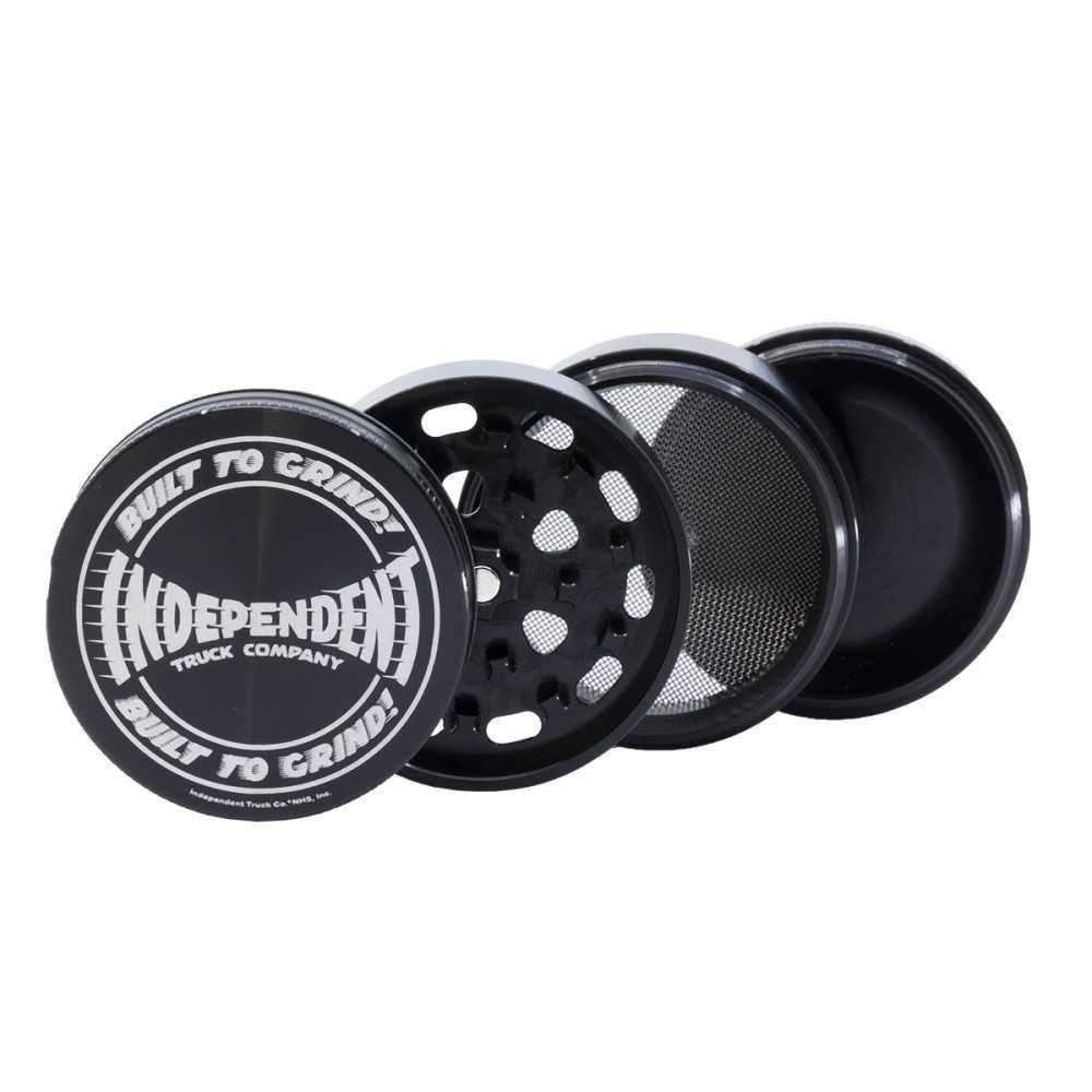 Smerigliatrice Santa Cruz Shredder X Independent 4 part alu medium Nero Santa Cruz Shredder Smerigliatrici