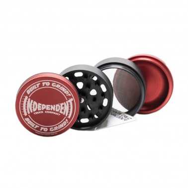 Grinder Santa Cruz Shredder X Independent 4 part alu medium Red & Black Santa Cruz Shredder Grinders